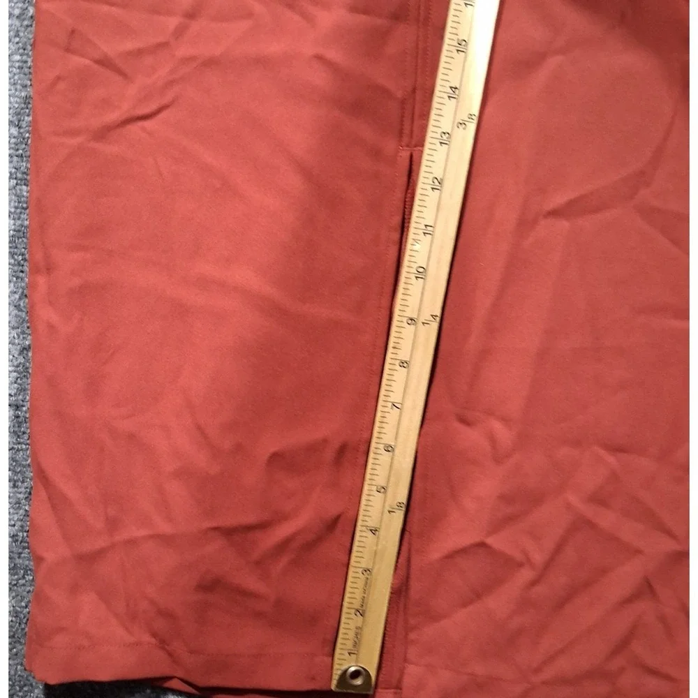 Express Womens‎ Rust Orange Front Slit Midi Pencil Skirt Size 2 007738915
